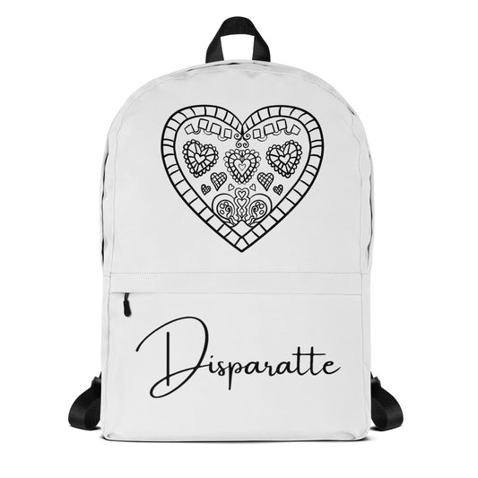 Mochila Disparatte White Heart