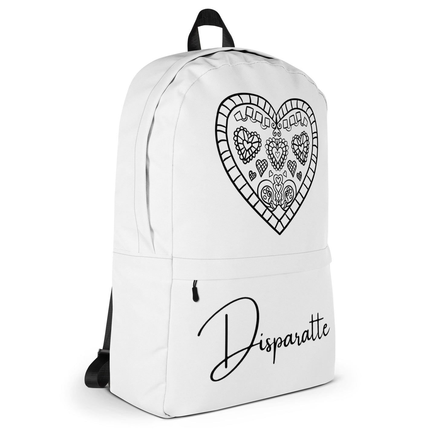 Mochila Disparatte White Heart