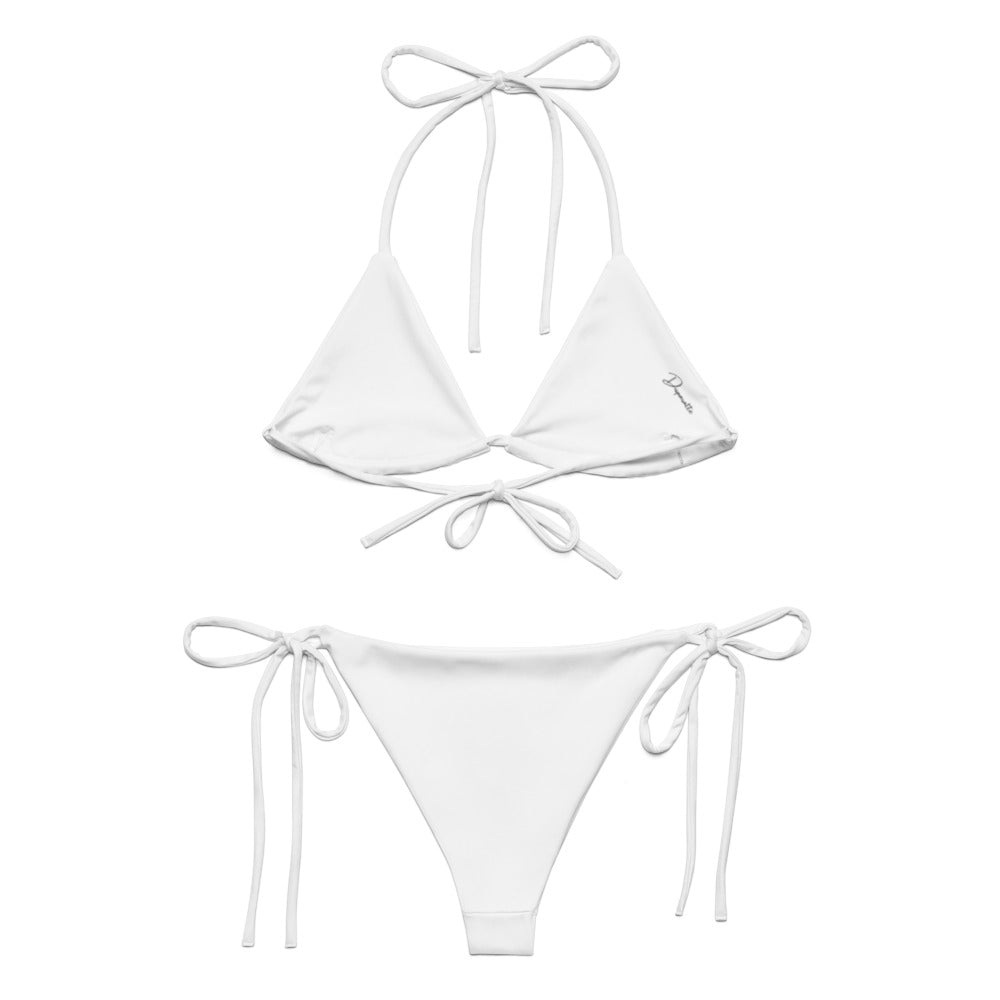 Bikini de triángulo Disparatte White