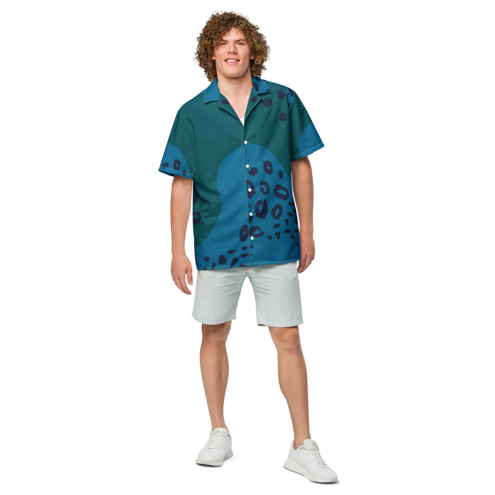 Camisa de manga corta unisex Disparatte Exotic Blue