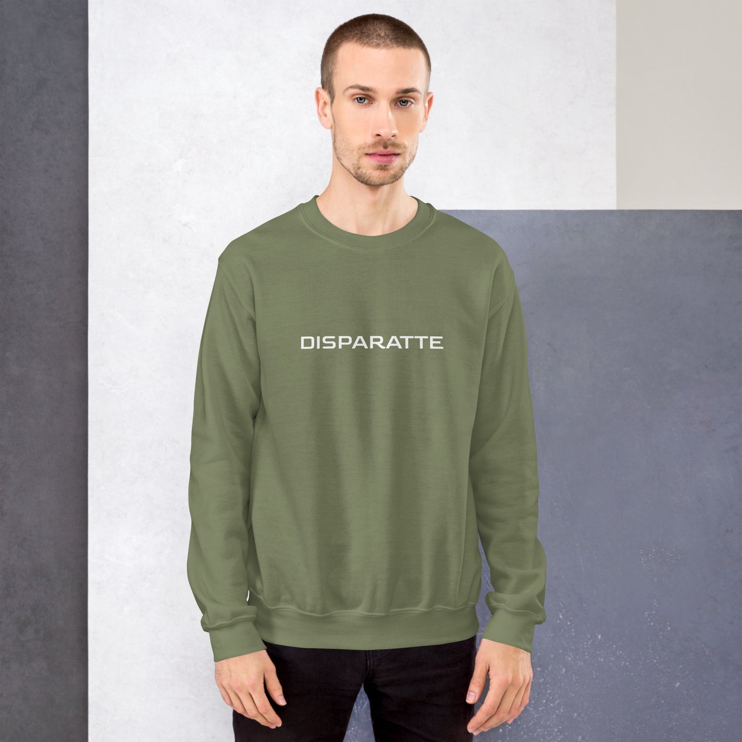 Sudadera unisex Disparatte Military Green