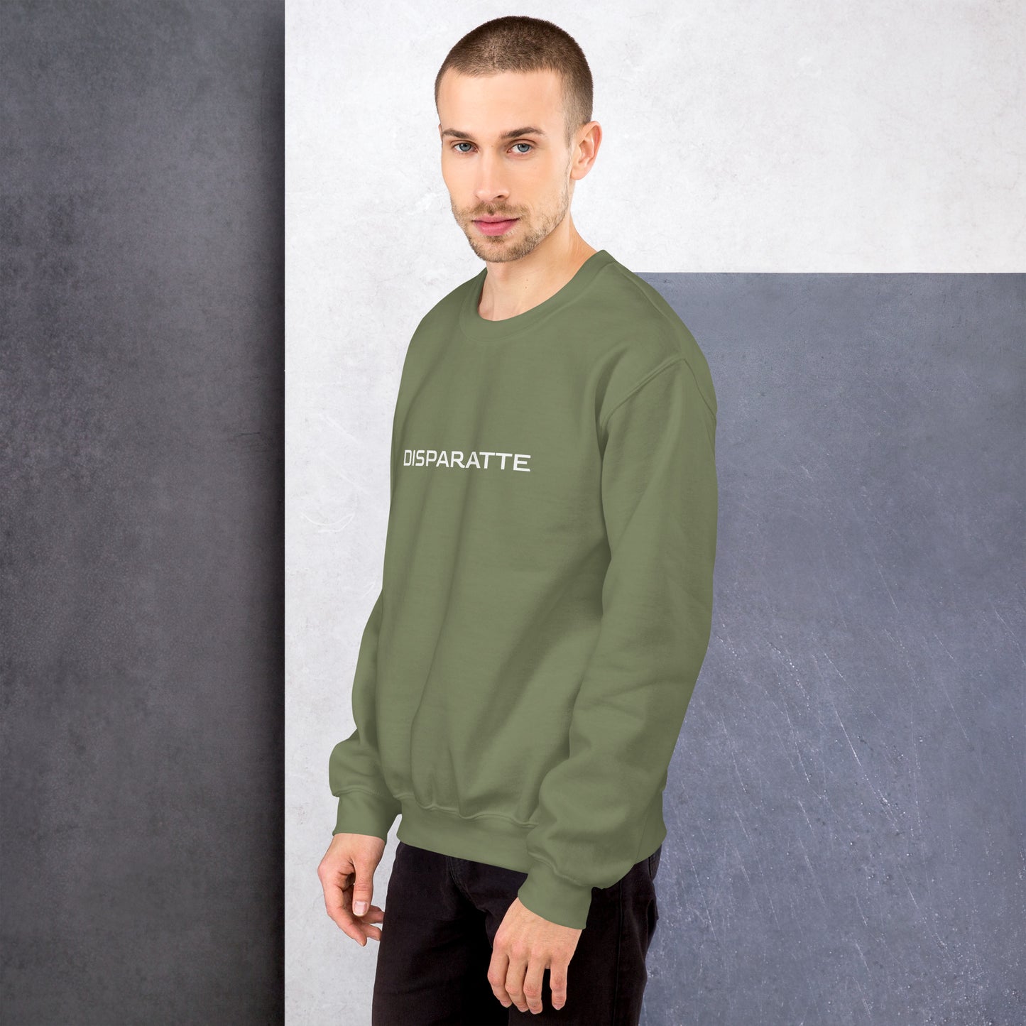 Sudadera unisex Disparatte Military Green