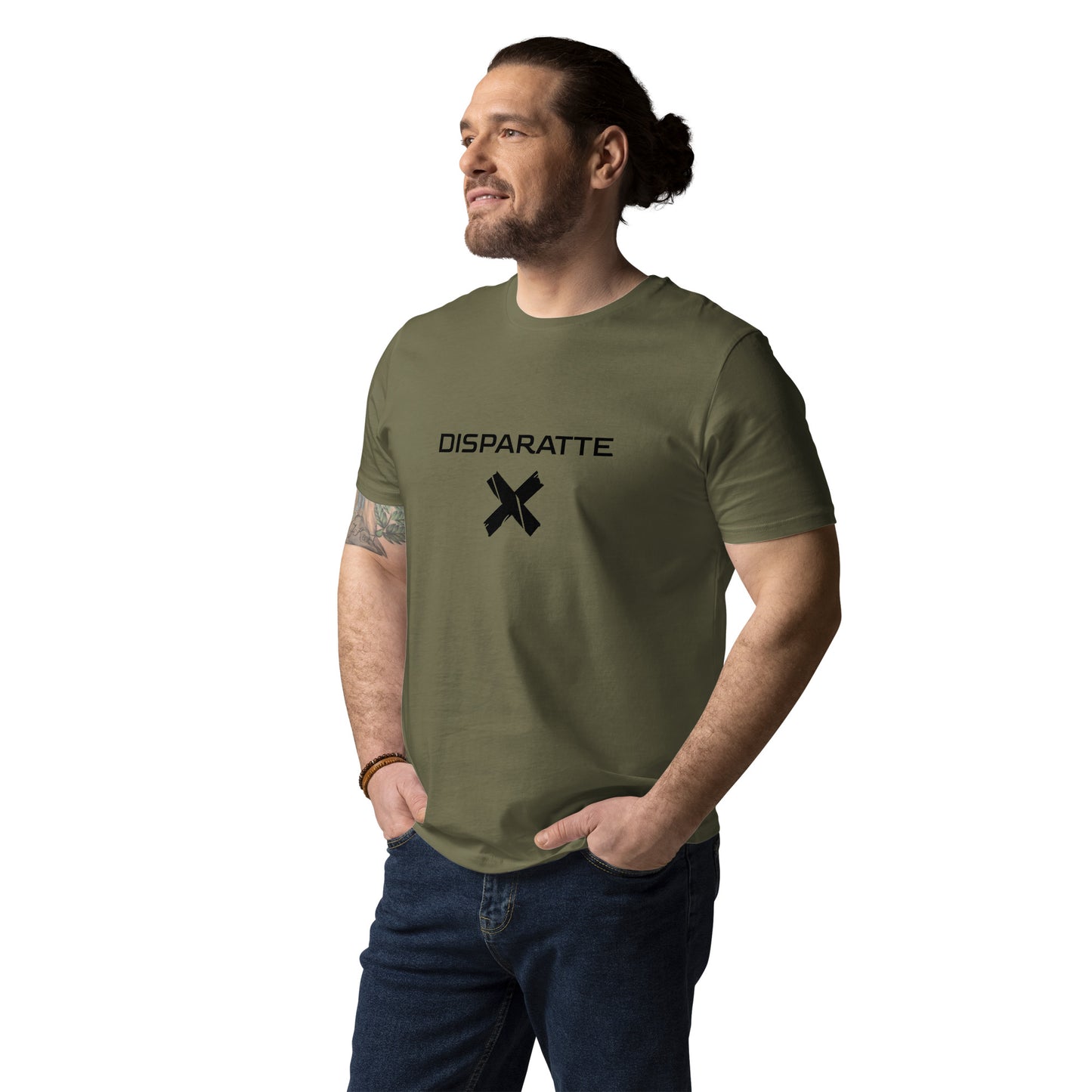 Camiseta de algodón orgánico unisex Disparatte X