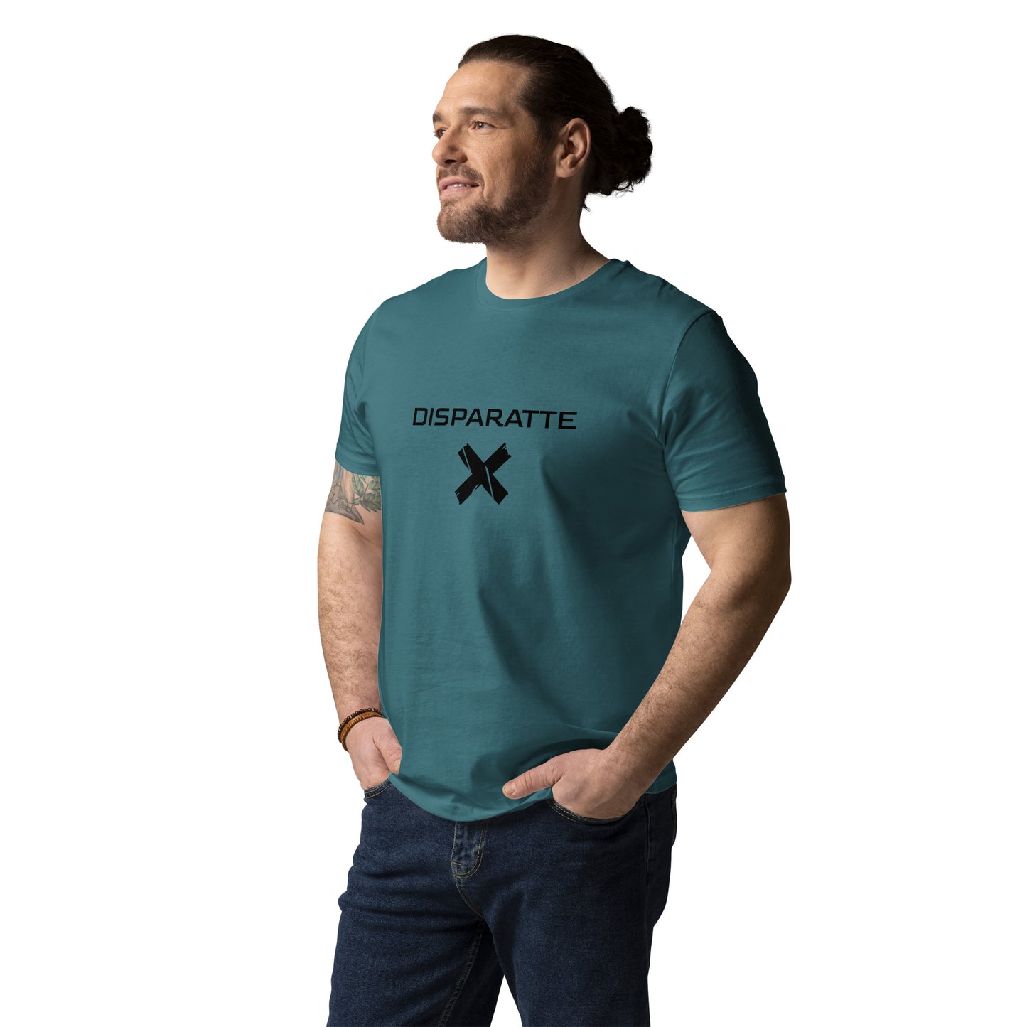 Camiseta de algodón orgánico unisex Disparatte X