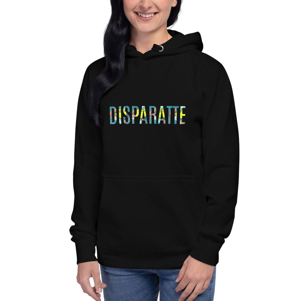 Sudadera con capucha unisex Disparatte Black