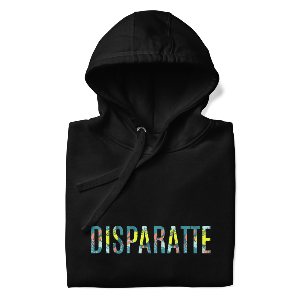 Sudadera con capucha unisex Disparatte Black