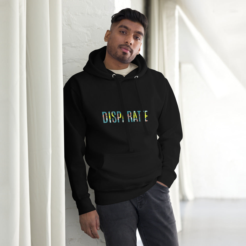 Sudadera con capucha unisex Disparatte Black