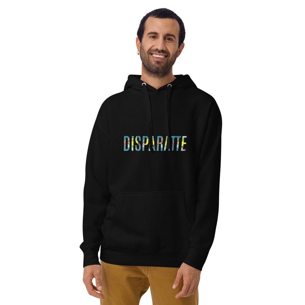 Sudadera con capucha unisex Disparatte Black