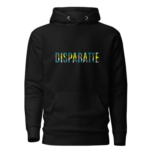 Sudadera con capucha unisex Disparatte Black