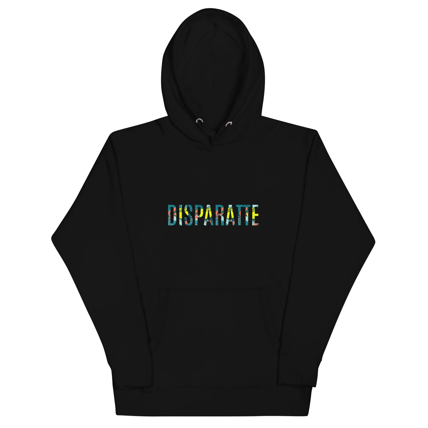 Sudadera con capucha unisex Disparatte Black